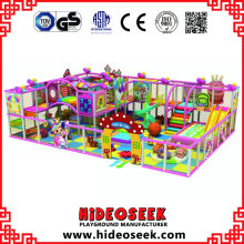 Candy Theme Kombination Chidlren Indoor Soft Play Center